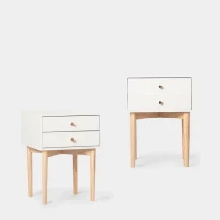 Klast Home Packs De 2 Mesitas De Noche|Mesitas De Noche>Vichy