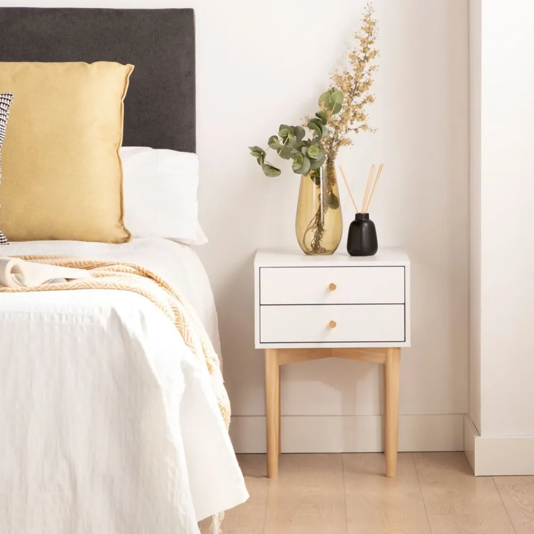 Klast Home Packs De 2 Mesitas De Noche|Mesitas De Noche>Vichy